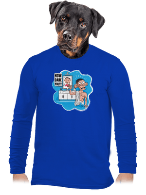 férfi hosszú ujjú póló