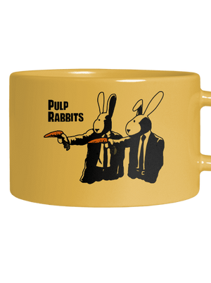 Pulp Rabbits macaron bögre Yellow Macaron