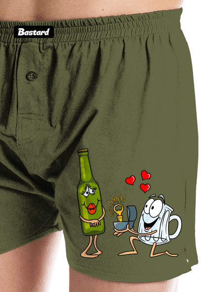 A sör szeretete férfi alsó nadrág Khaki