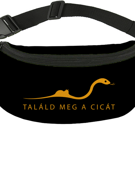 Találd meg a cicát övtáska Black