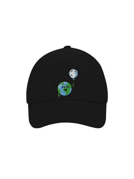 Ballon baseballsapka Black