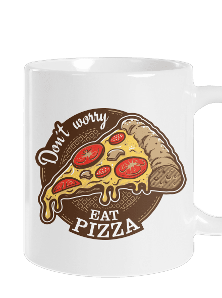 Pizza hagyományos bögre White