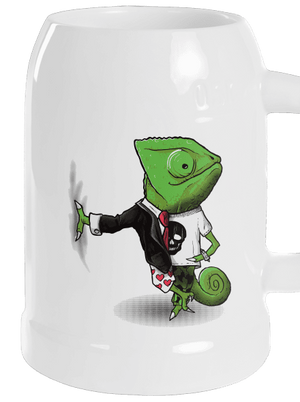 Az álcázás mestere söröskorsó White