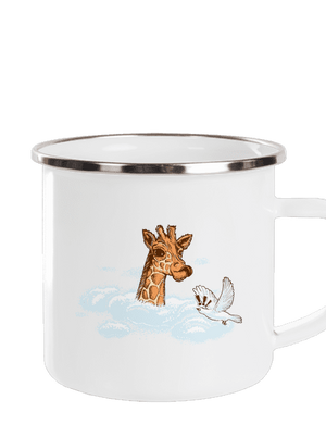 Zsiráf a felhőkben pléhbögre White