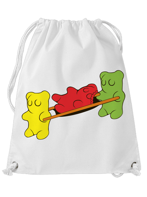 Gumimacik hátizsák White