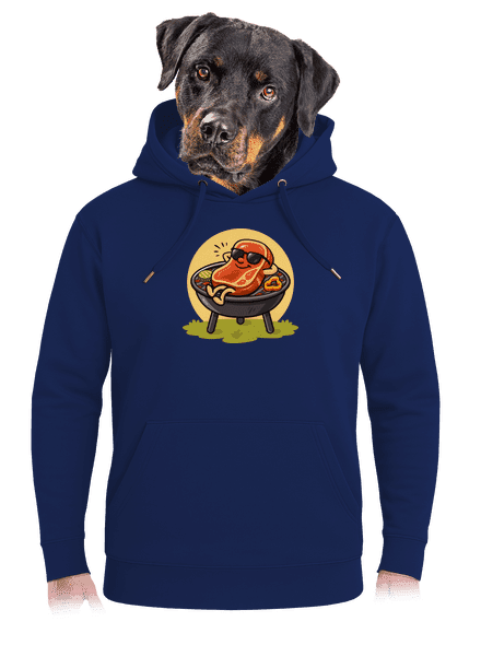Nyári jóllét unisex prémium pulóver Navy