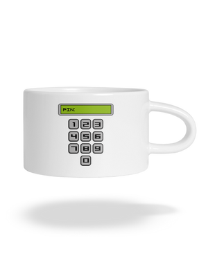 PIN macaron bögre White