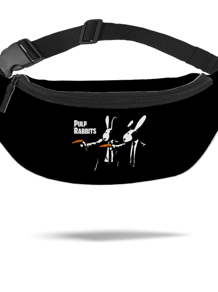 Pulp Rabbits övtáska Black