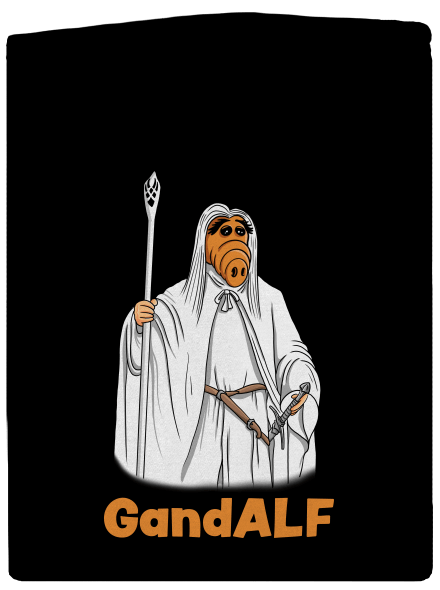 GandALF cipzáras női pulóver Black