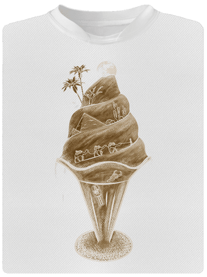 De(s)ert gyerek sport póló White