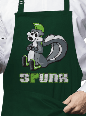 Spunk kötény Bottle Green