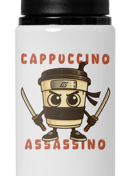 Cappuccino Assasino – Italian Brainrot kulacs White