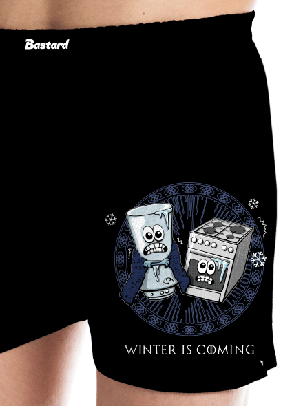 Winter is coming férfi alsó nadrág Black