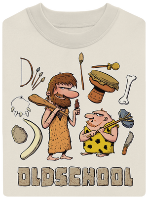 Oldschool unisex crewneck Off White