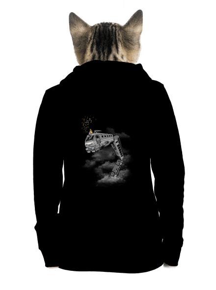 Snake Train cipzáras női pulóver Black