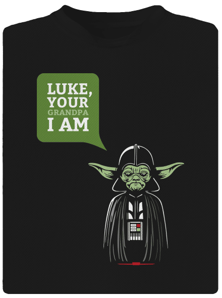 Mr. Yoda: Your grandpa I am gyerek sport póló Black