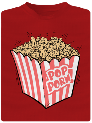 Popporn férfi sportpóló Red Mal