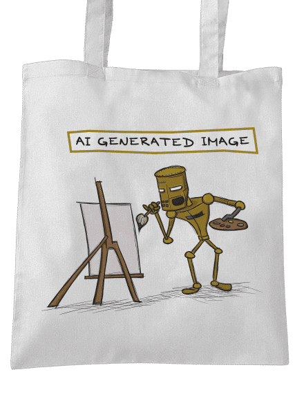 AI generated image táska White