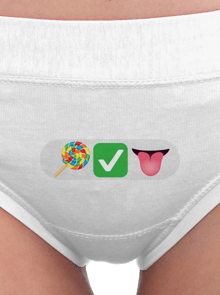Emoji női bugyik White