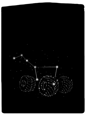 Göncölszekér cipzáras férfi pulóver Black