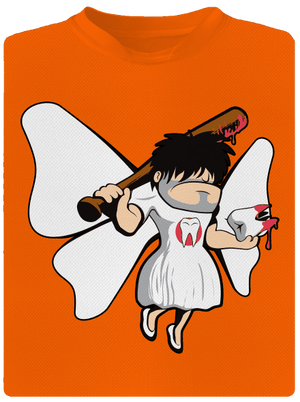 Fogtündér férfi sportpóló Neon Orange