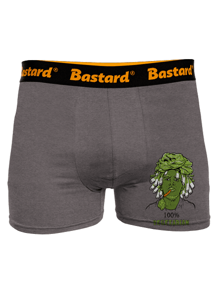 100% vegetáriánus boxeralsó Gray Melange