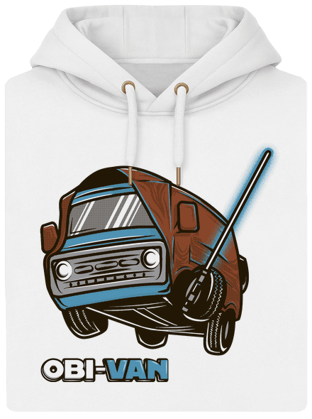 Obi Van unisex prémium pulóver Snowwhite
