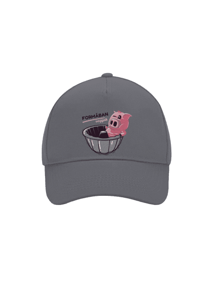 Formában baseballsapka Graphite grey