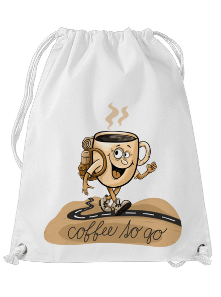 Coffee to go hátizsák White
