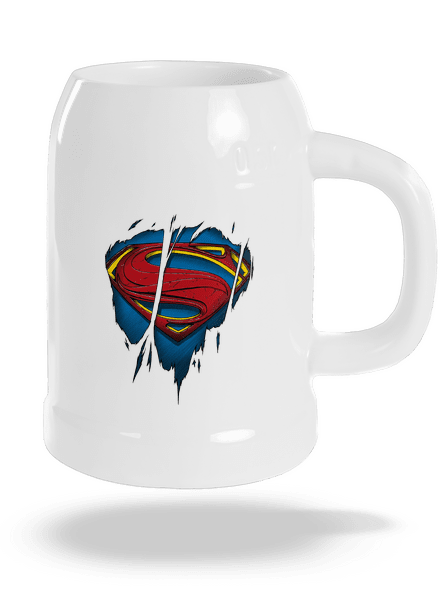Superman Inside söröskorsó White