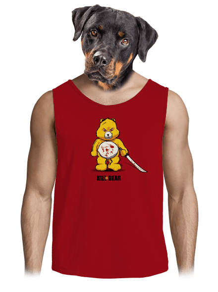 Killer bear férfi trikó Red