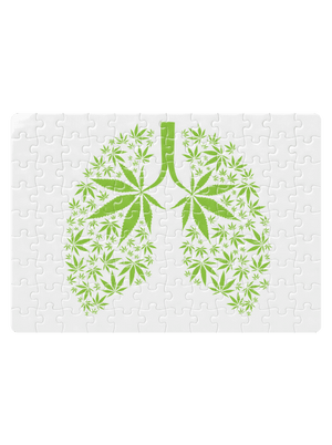 Gandzsa tüdő kirakós White