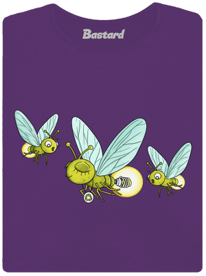 Szentjánosbogár prémium női póló Purple