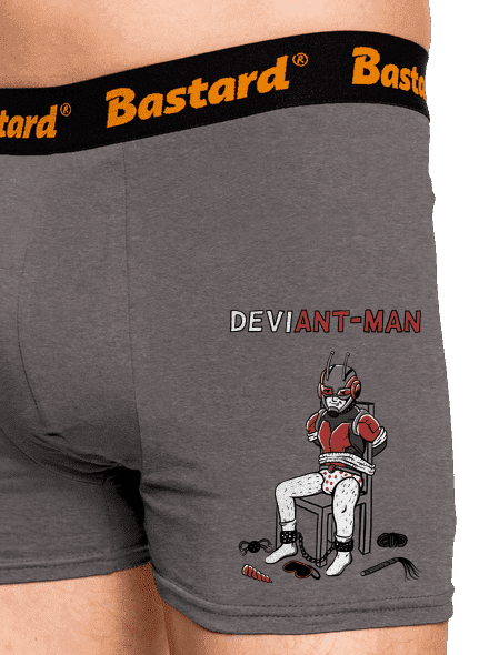 DeviAnt-man boxeralsó Gray Melange