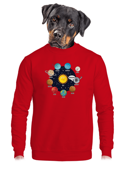 Mercury unisex crewneck Red