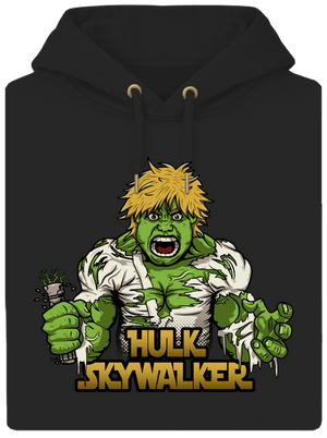 Hulk Skywalker unisex prémium pulóver Dark Black