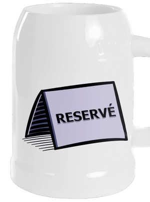 Reservé söröskorsó White