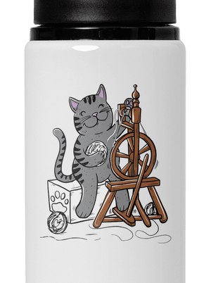 Dorombol a macska kulacs White