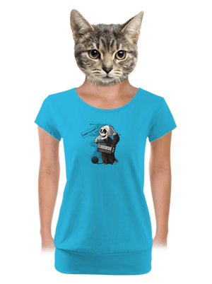 női póló elasztikus alsó szegéllyel