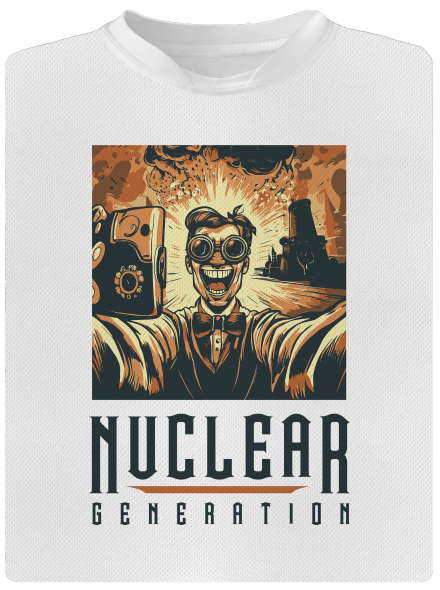 Nuclear generation férfi sportpóló White