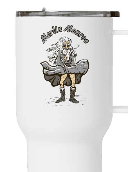 Merlin Monroe	 termosz bögre White