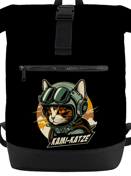 Kami-Katze hátizsák Black