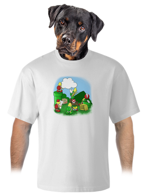 unisex túlméretezett póló