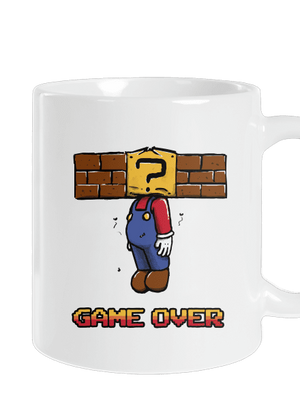 Game over hagyományos bögre White