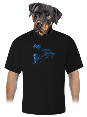 unisex túlméretezett póló