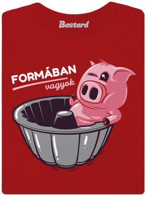 Formában prémium női póló Red Mal