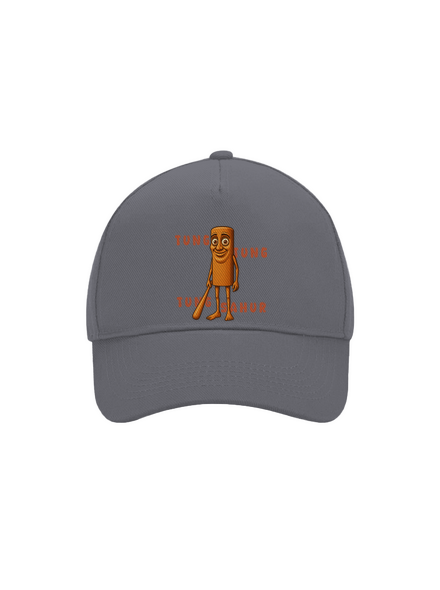 Tung Tung Tung Sahur – Italian Brainrot baseballsapka Graphite grey