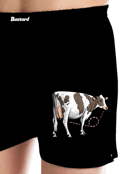 Cow drink férfi alsó nadrág Black
