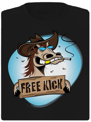 Free kick női sportpóló Black