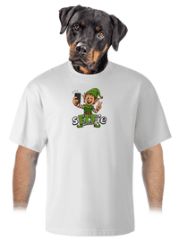 unisex túlméretezett póló